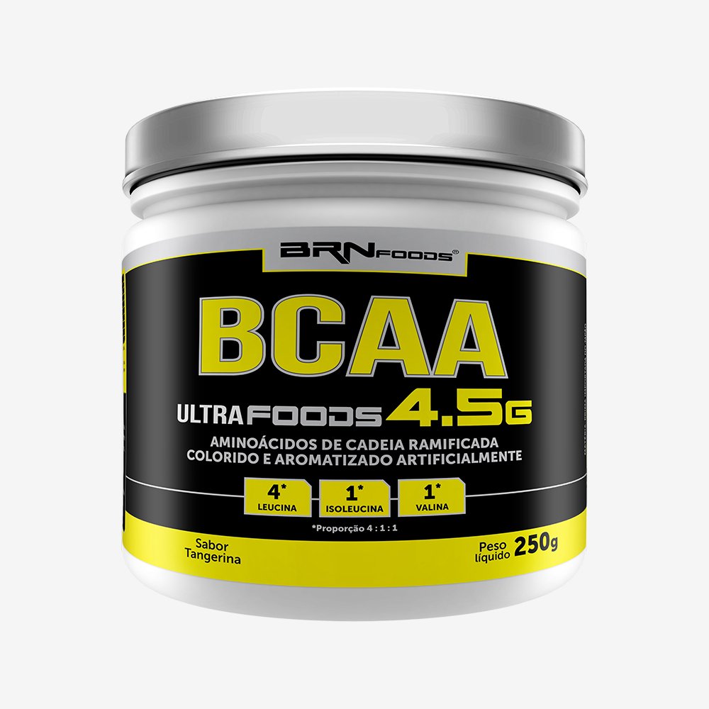 RECONSTRUÇÃO MUSCULAR BCAA Ultra Foods 4:1:1 Powder 250g ¿ BRNFOODS