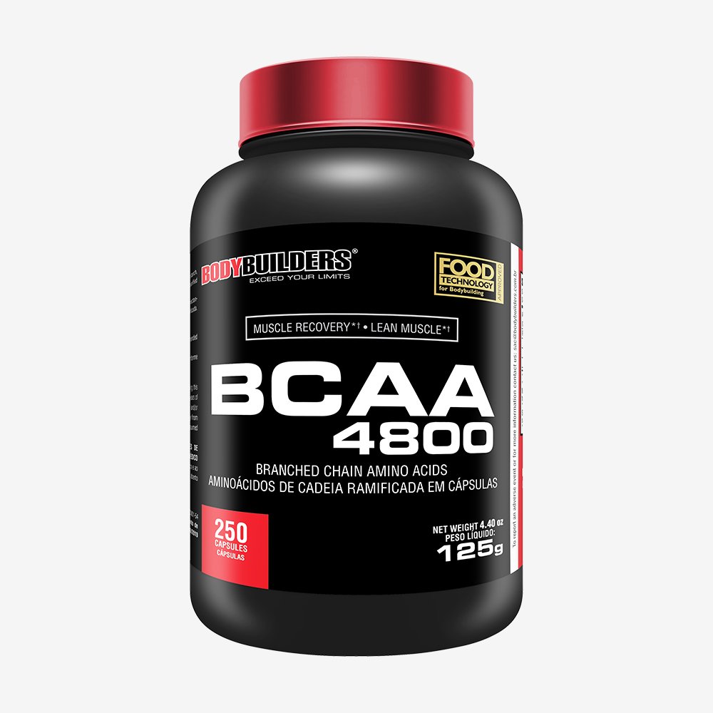 BCAA 4800 250 Cáps ¿ Bodybuilders