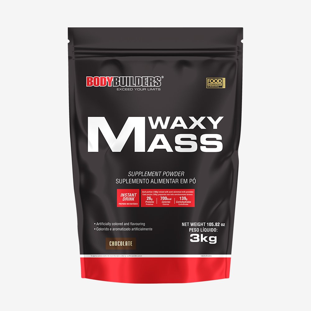 Complemento Alimentar Massa Protein 3kg (Refil) Chocolate ¿ Bodybuilders