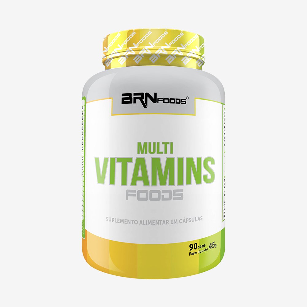 Multivitamins Foods Cabelos e Unhas 90 Cáps ¿ BRNFOODS