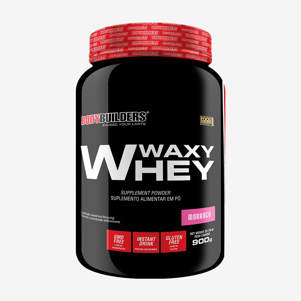 Waxy Whey 900g Morango ¿ Bodybuilders