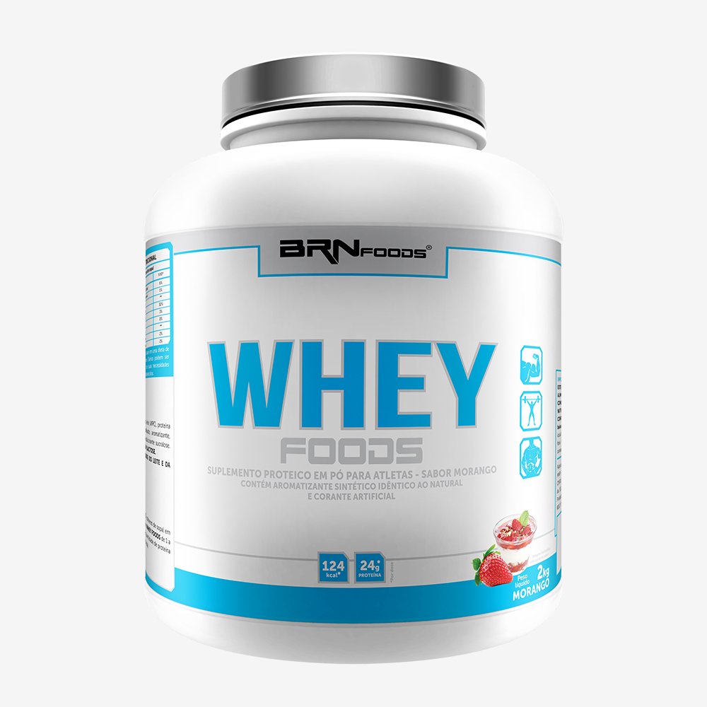 Whey Foods 2kg Morango ¿ BRNFOODS