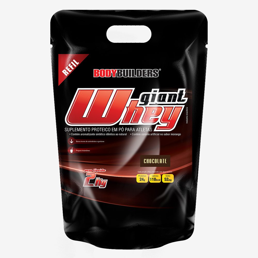 Giant Whey 2kg (Refil) Chocolate ¿ Bodybuilders