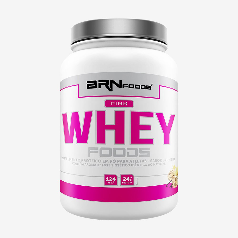 Pink Whey Women Protein Foods 900g Baunilha ¿ BRNFOODS