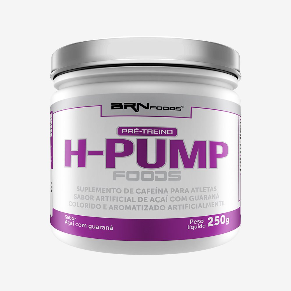 Kit Promocional Embalagem c/ 12 unid H-Pump Foods 250g Guaraná com Açaí ¿ BRNFOODS