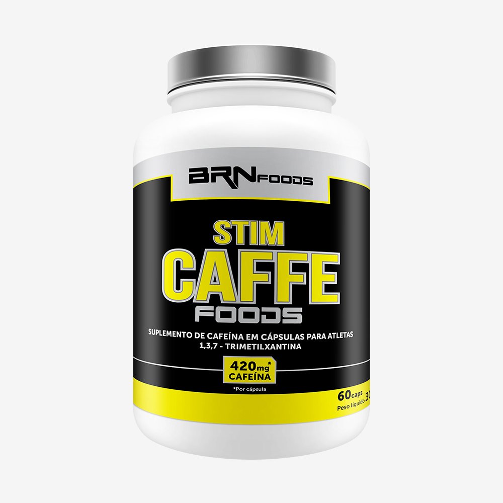 Stim Cafeina Condicionador Fisico Foods 60 Cáps ¿ BRNFOODS