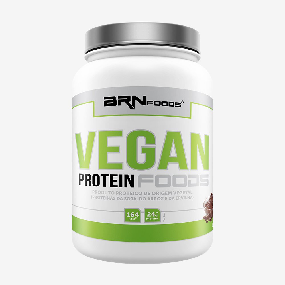 Proteína Vegana - VEGANA PROTEIN FOODS STEVIA - 500 g - Sabor Chocolate ¿ BRNFOODS