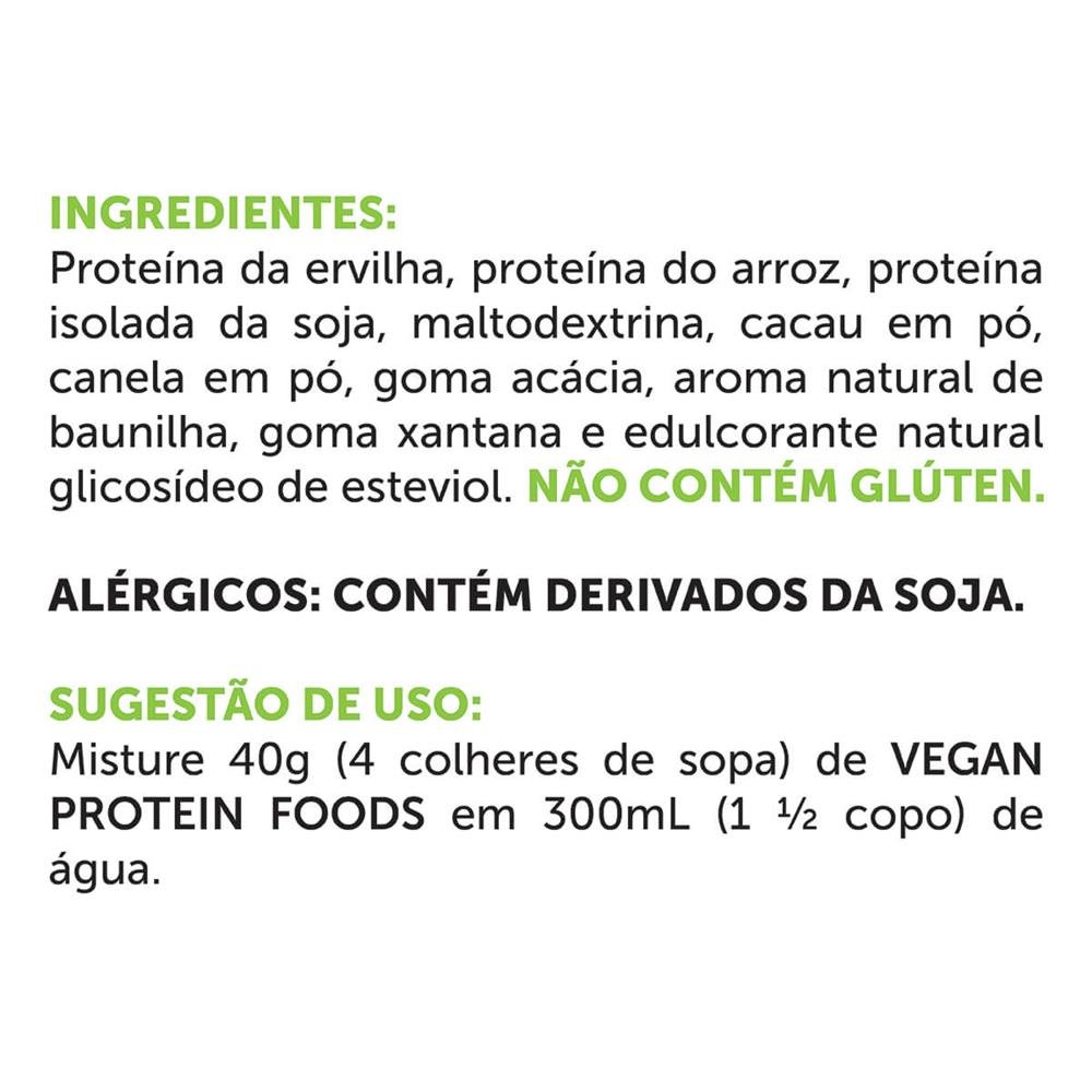 Proteína Vegana - VEGANA PROTEIN FOODS STEVIA - 500 g - Sabor Chocolate ¿ BRNFOODS