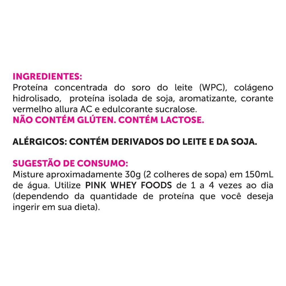 Pink Whey Women Protein Foods 900g Morango ¿ BRNFOODS