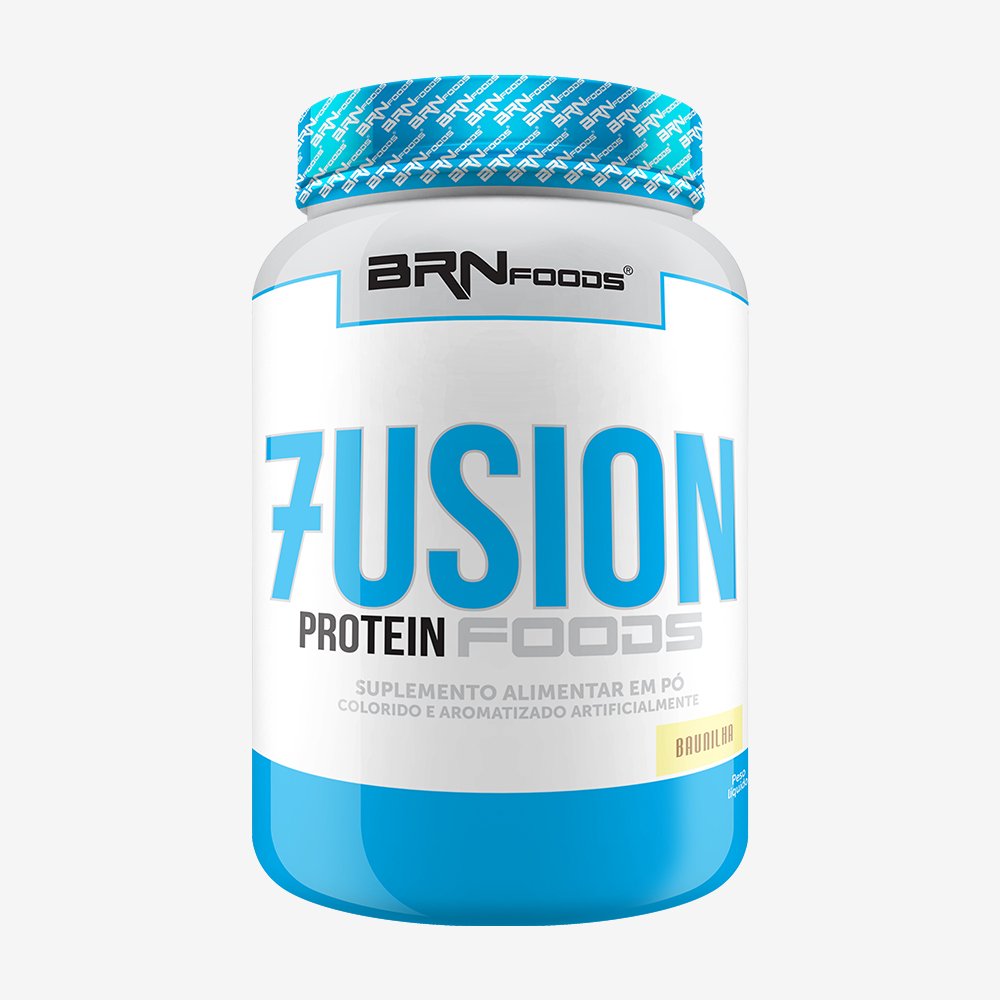 Kit Promocional Embalagem c/ 6 unid Whey Fusion Proteina Foods 900g Baunilha ¿ BRNFOODS