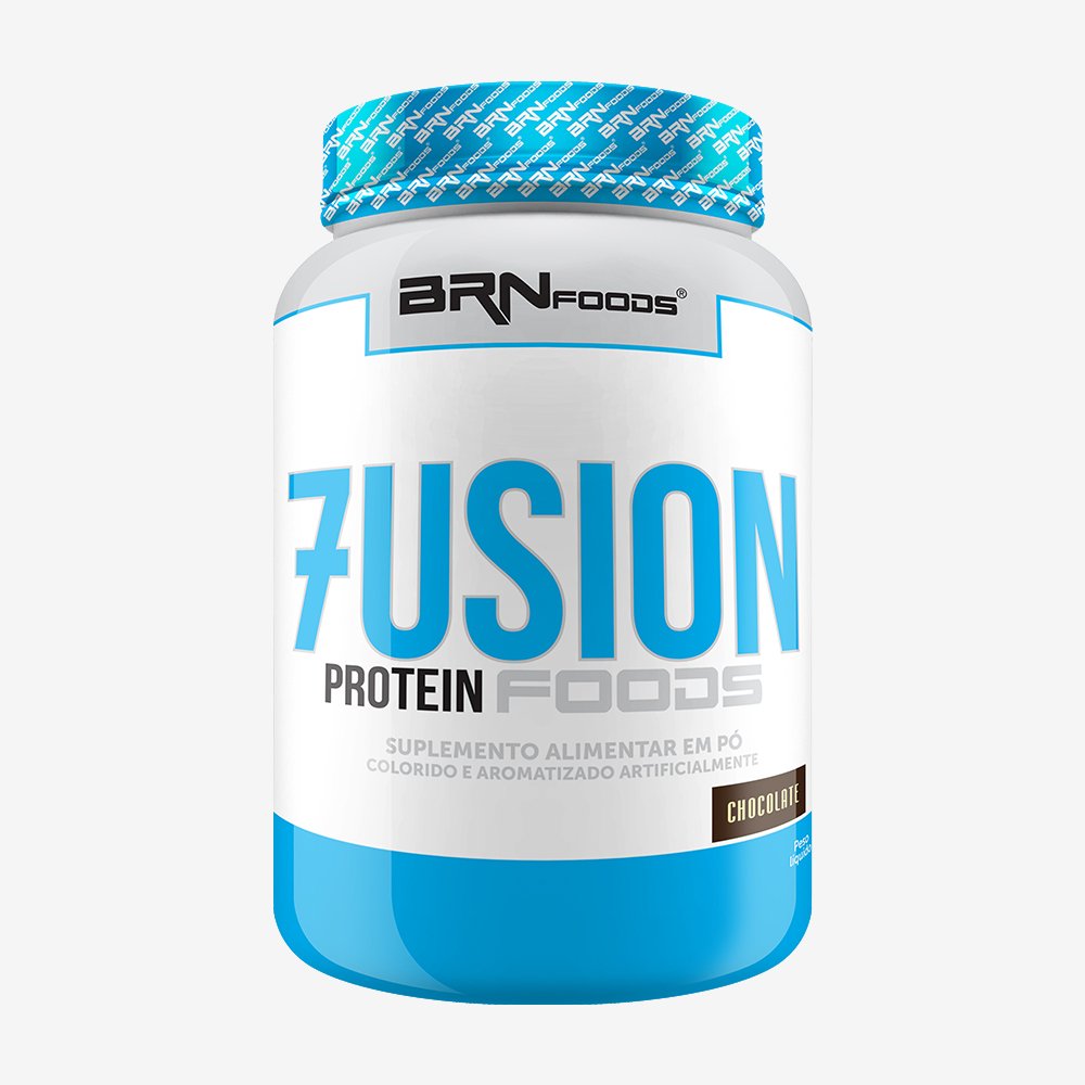 Kit Promocional Embalagem c/ 6 unid Whey Fusion Proteina Foods 900g Chocolate ¿ BRNFOODS