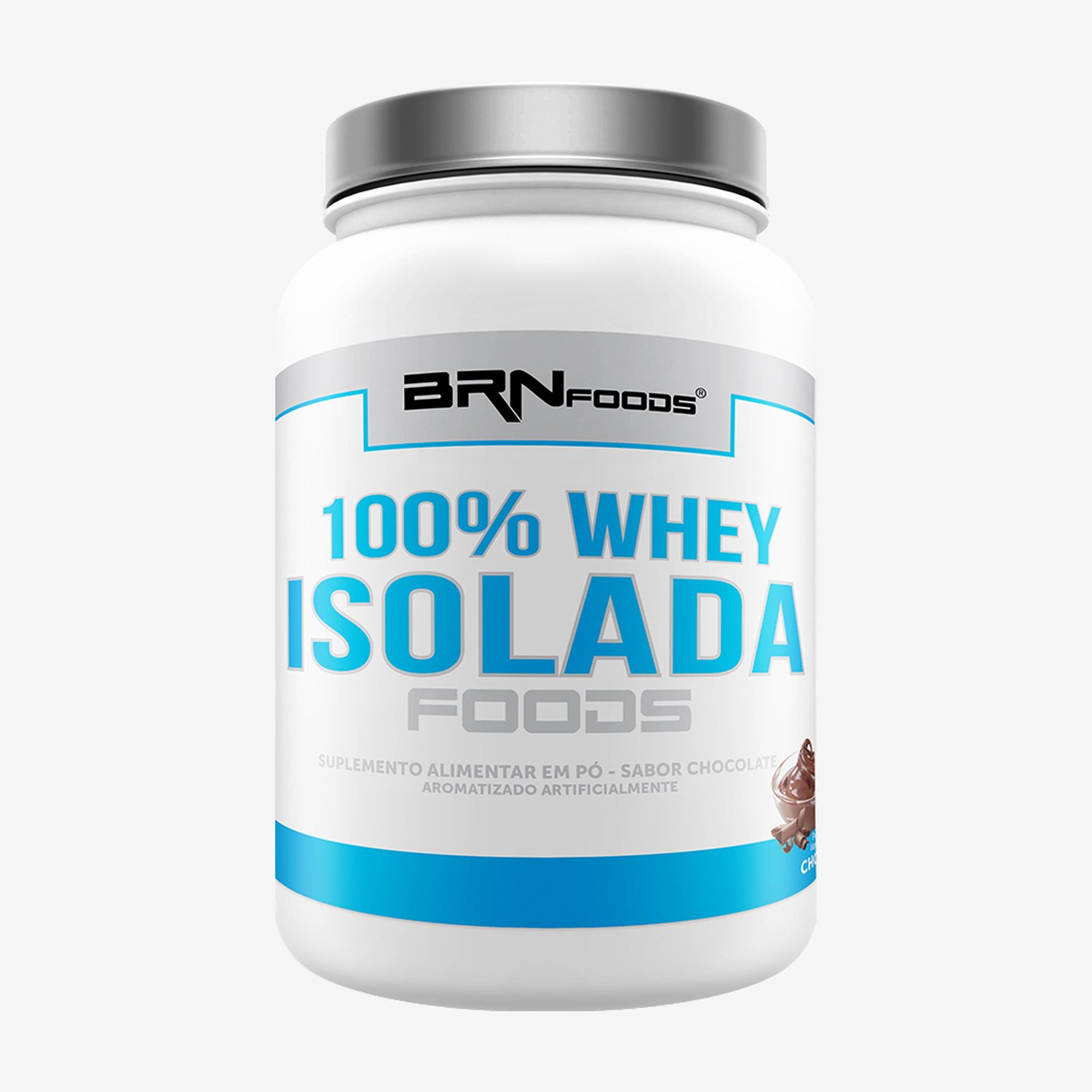 100% Whey Protein Isolada 900g Chocolate ¿ BRNFOODS