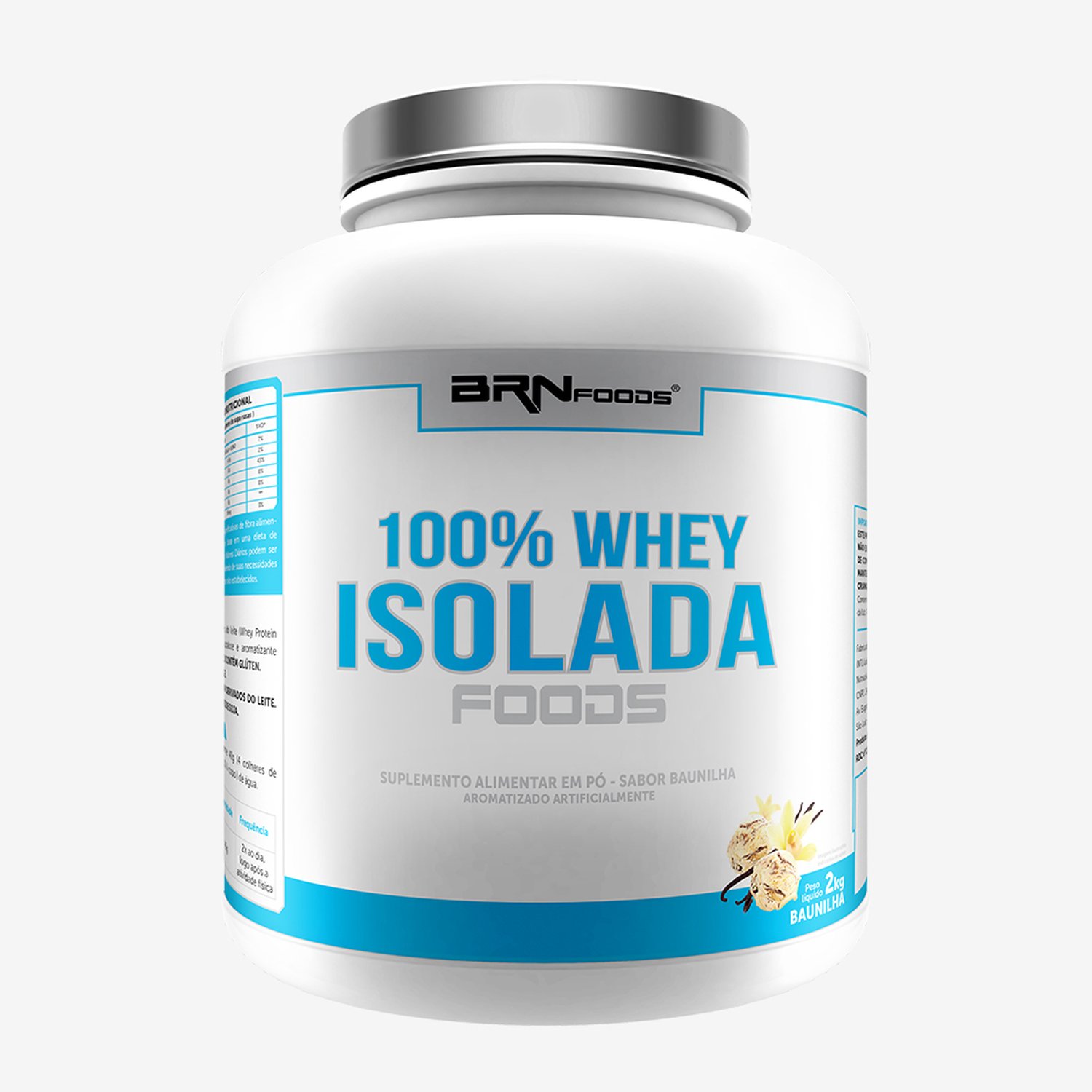 100% Whey Isolada Foods 2kg Baunilha ¿ BRNFOODS