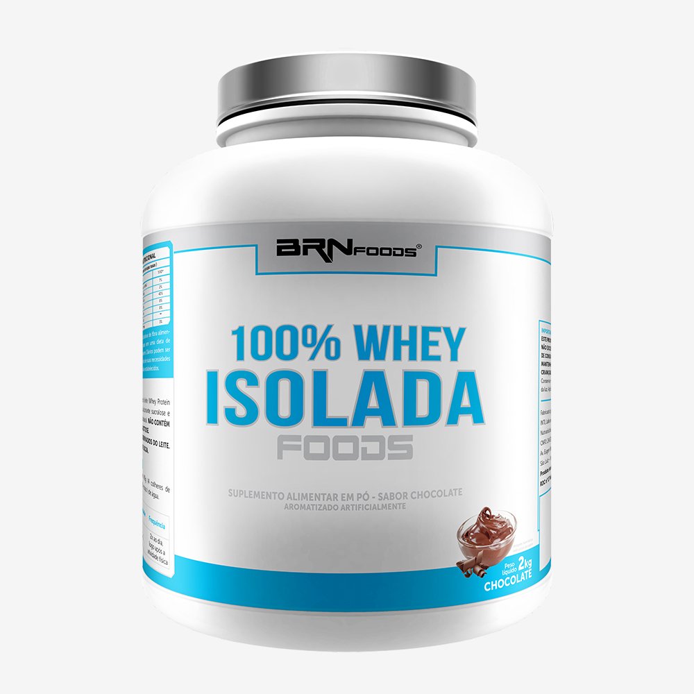 100% Whey Isolada Foods 2kg Chocolate ¿ BRNFOODS