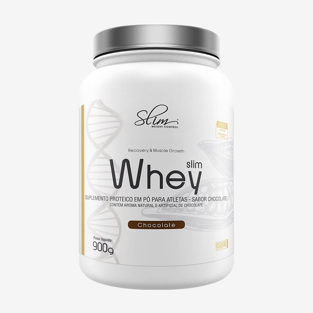 Kit Promocional Embalagem c/ 6 unid. Slim Whey 900g Chocolate ¿ Slim Weight Control