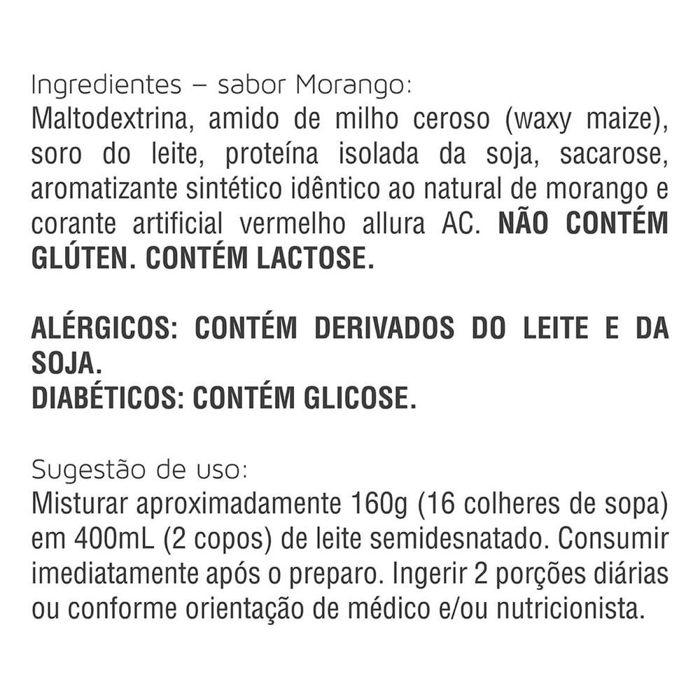 Kit Promocional Embalagem c/ 4 unidComplemento Alimentar Gainers Weight Slim 3kg Morango ¿ Slim Weight Control