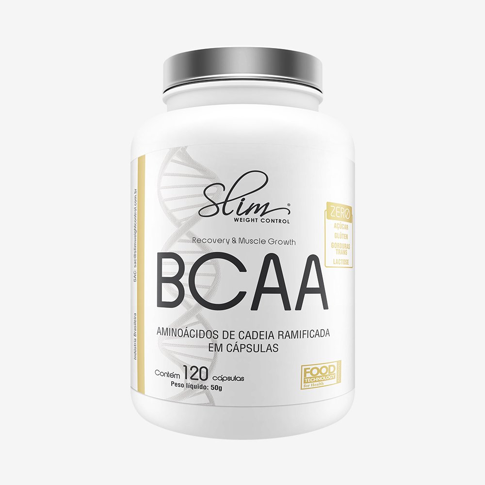 Kit Promocional Embalagem c/ 12 unid BCAA Slim 120Caps ¿ Slim Weight Control