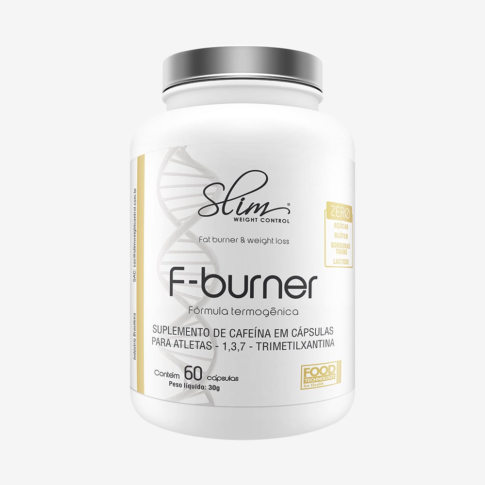 F-BURNER 60CAPS (Cafeína 420mg por caps) ¿ Slim Weight Control
