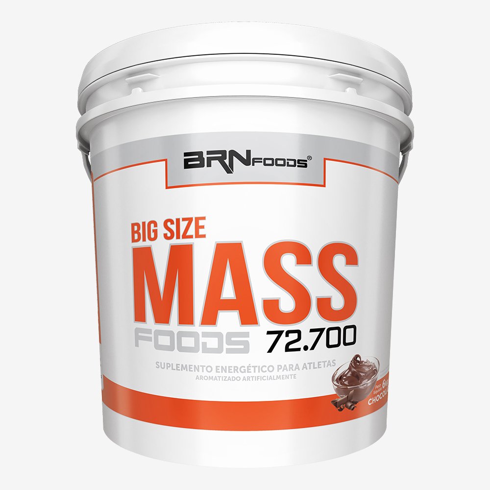 Complemento Alimentar - Whey Protein Mass - Balde - 6 kg - Sabor Chocolate ¿ BRNFOODS