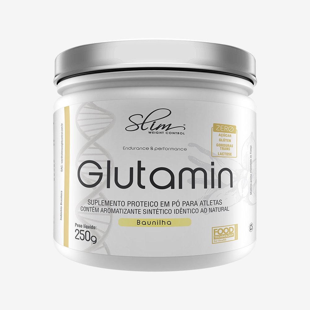 Glutamin 250g Baunilha ¿ Slim Weight Control