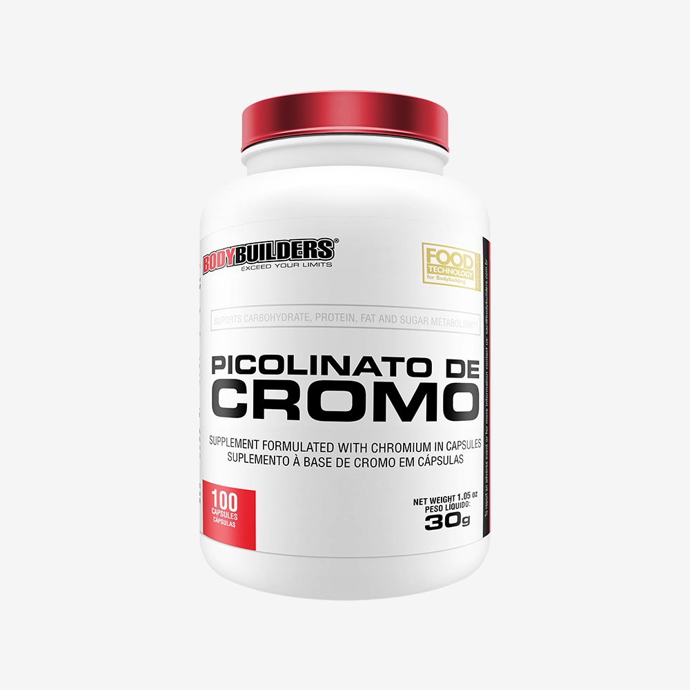Nutrição- Picolinato de Cromo 100 Cápsulas ¿ Bodybuilders