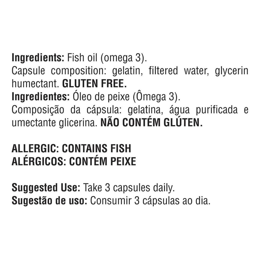 Ômega - 3 TRIPLE OMEGA - 120 Cápsulas - Bodybuilders