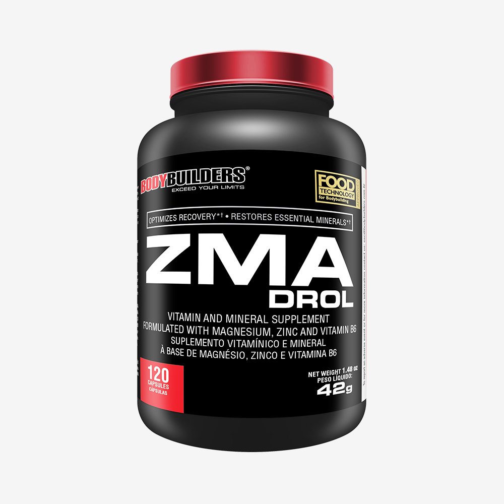 Kit Promocional Embalagem c/ 12 unid ZMA Drol Men 120 Cápsulas ¿ Bodybuilders
