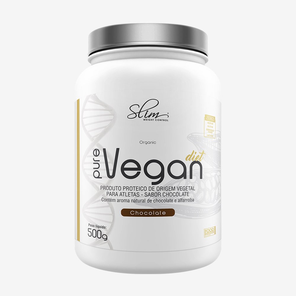 Pure Vegana Protein Stevia Diet Slim 500g Chocolate ¿ Slim Weight Control