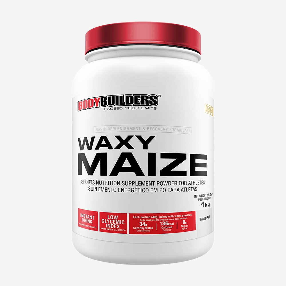 WAXY MAIZE - 1kg - Sabor Natural - Bodybuilders