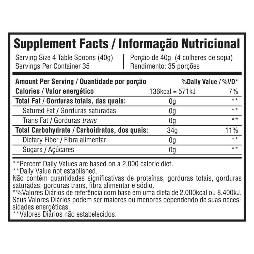 WAXY MAIZE - 1kg - Sabor Natural - Bodybuilders