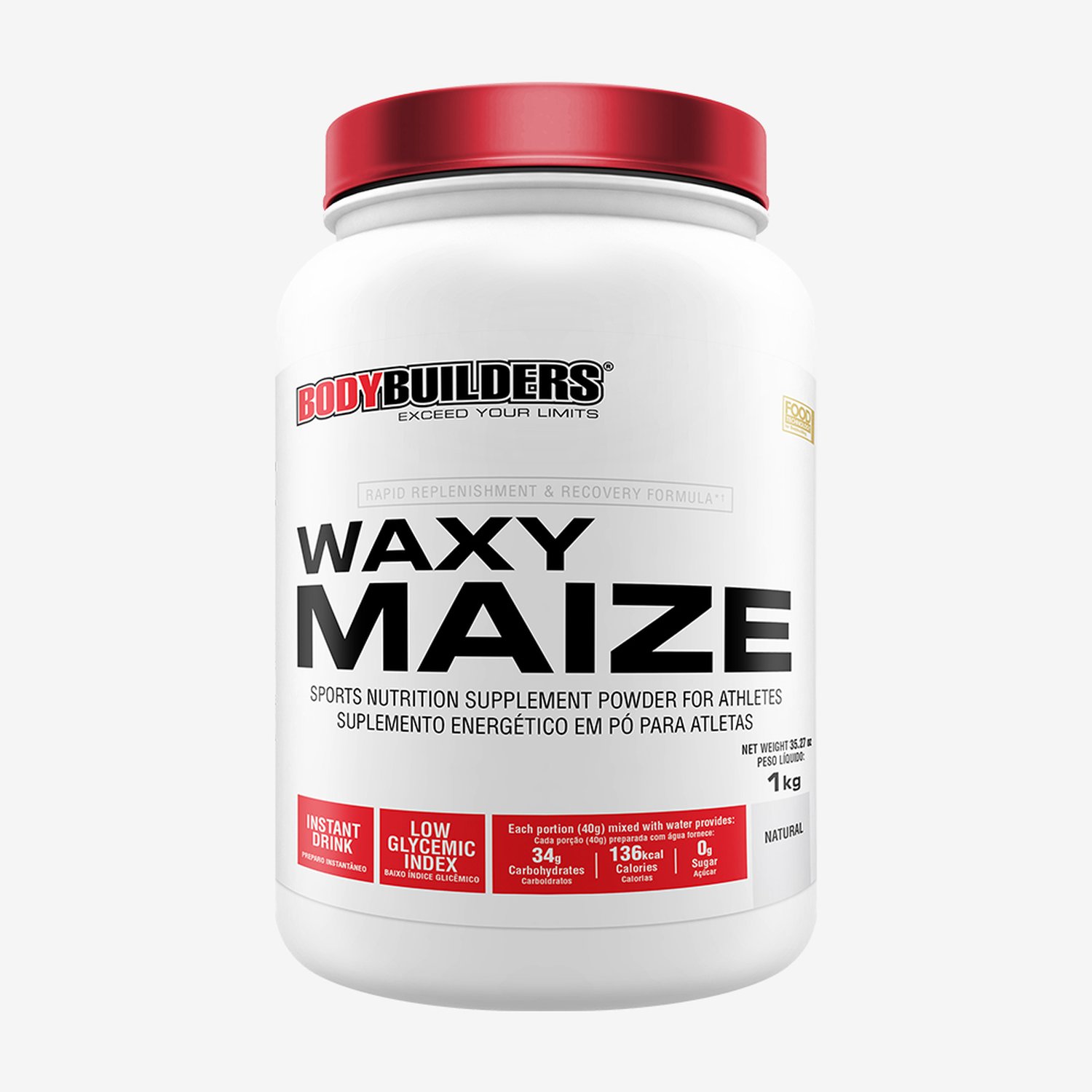 Waxy Maize 800g Natural ¿ Bodybuilders