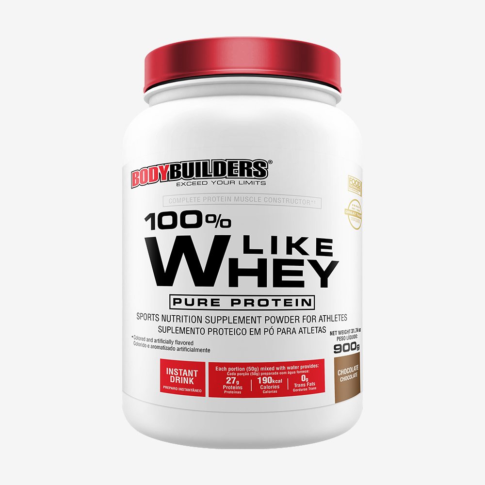 100% PURA DO LEITE LIKE WHEY PROTEIN 900g CHOCOLATE