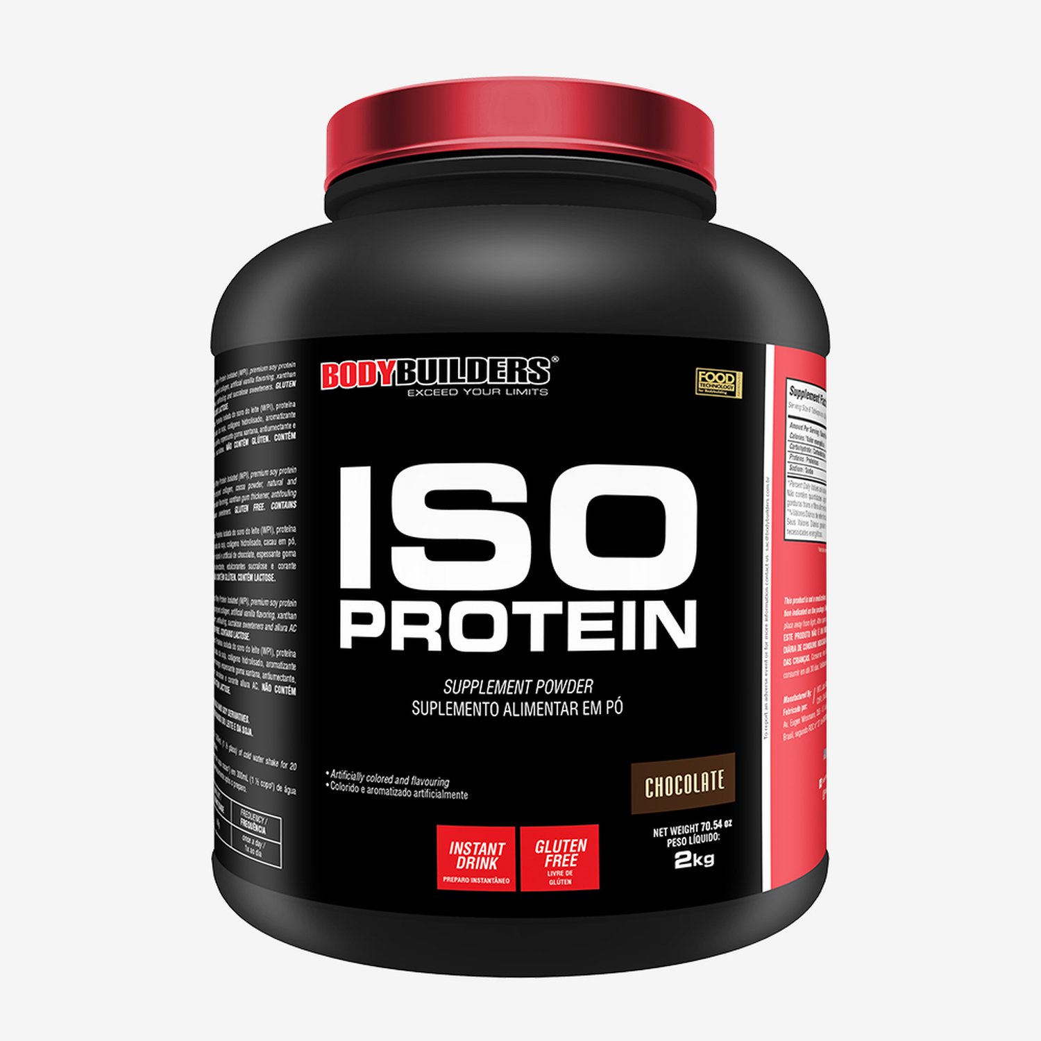 Whey Protein Iso Protein 2 kg Bodybuilders Chocolate