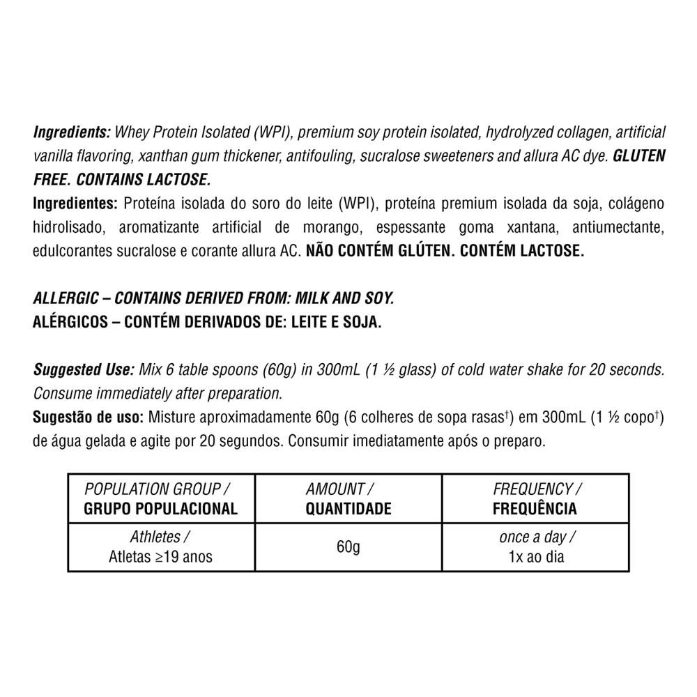 Whey Protein Iso Protein 2 kg Bodybuilders Morango