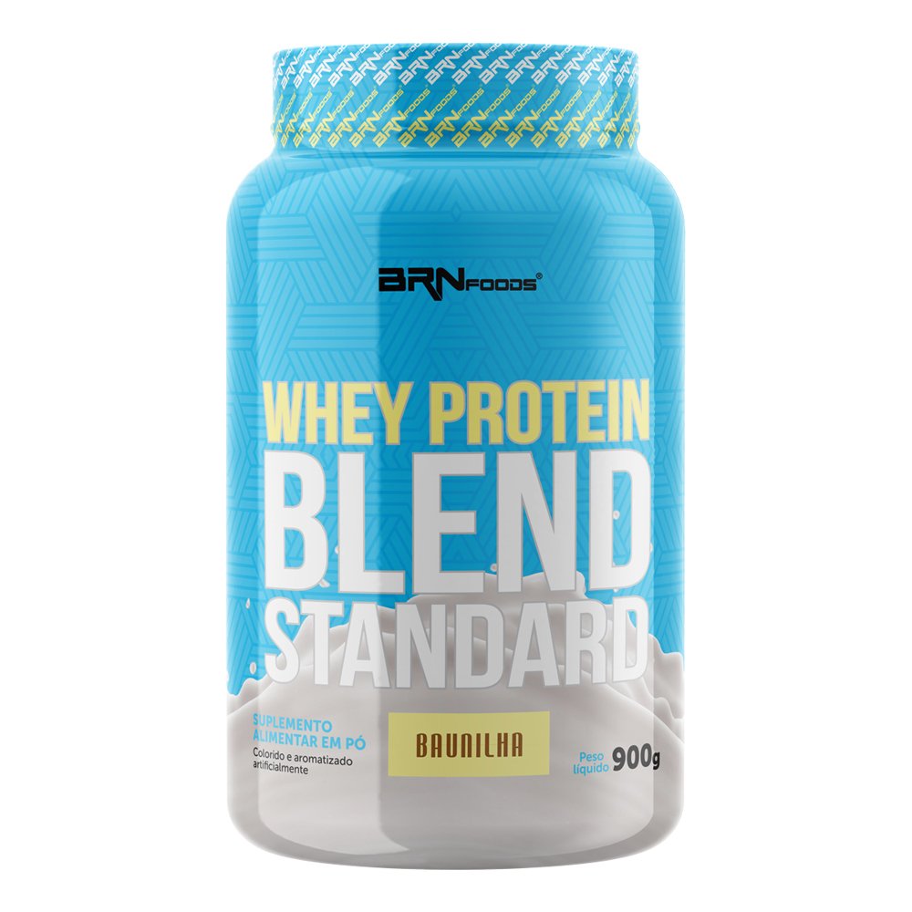 Kit Promocional Embalagem c/ 6 unid Whey Protein Blend 900g Baunilha Foods