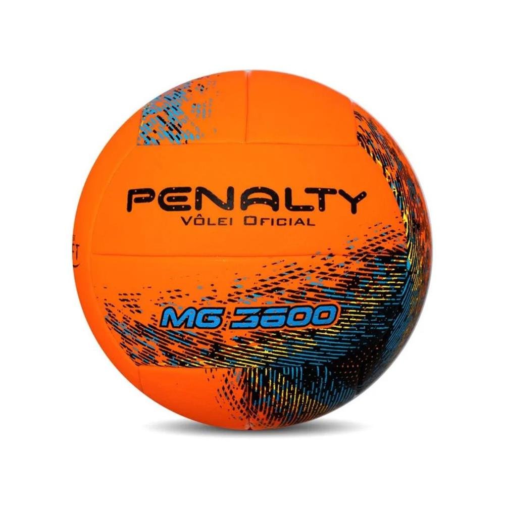 BOLA PENALTY VOLEI MG 3600 XXI LARANJA/AZUL/PRETO