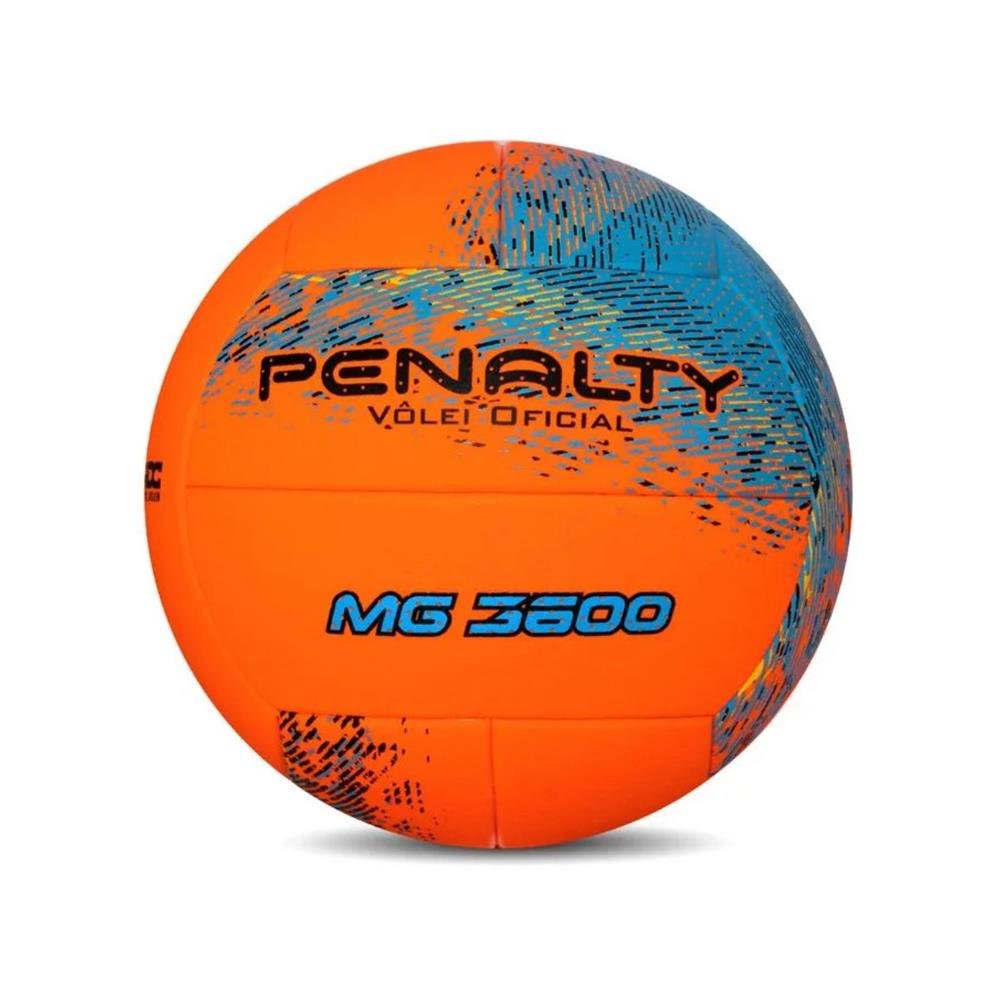 BOLA PENALTY VOLEI MG 3600 XXI LARANJA/AZUL/PRETO