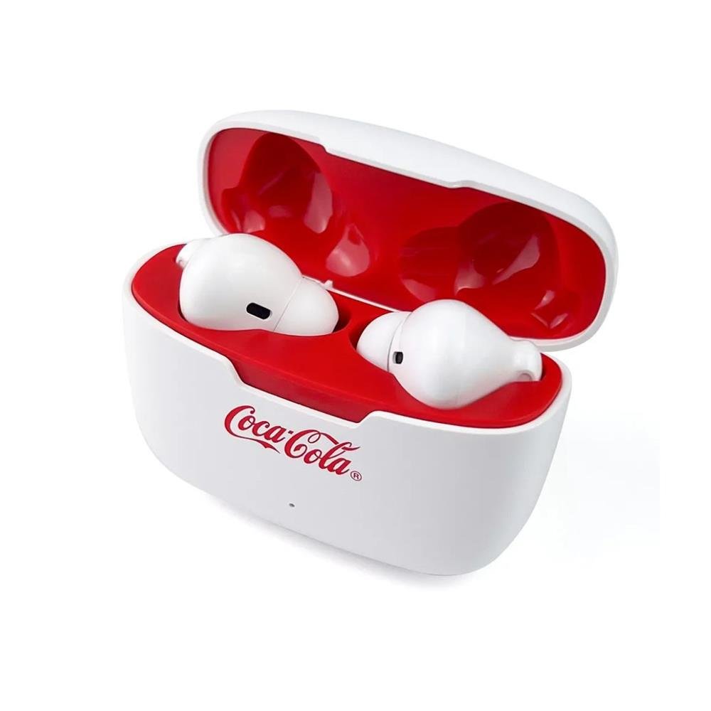 FONE DE OUVIDO TWS FLOW EARBUDS COCA-COLA IWILL BRANCO 2096