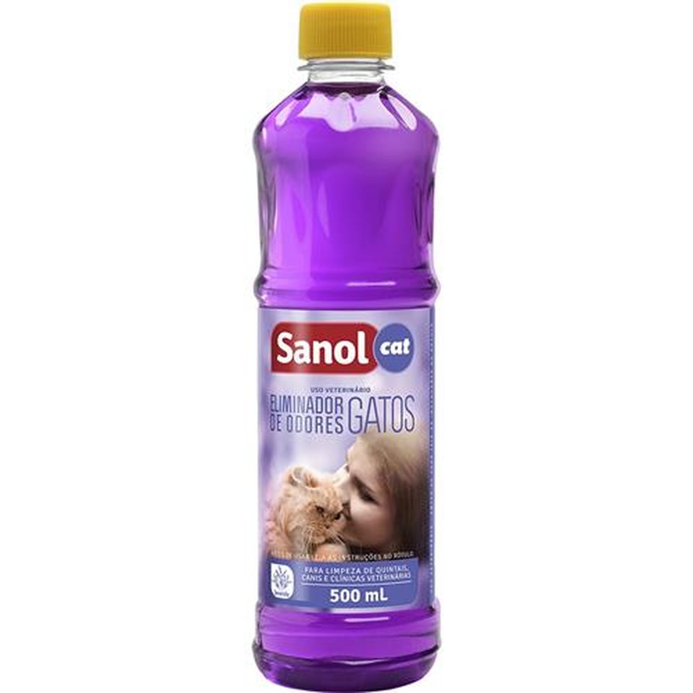 Eliminador De Odores Sanol Cat 12x500ml