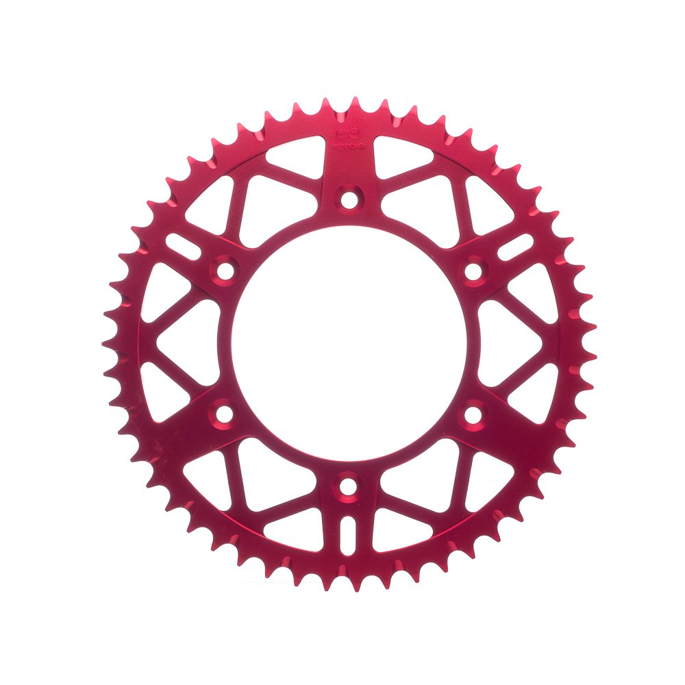 Coroa Aluminio Afam Vermelha Hon(+51D)-Cr125/250Crf230/250/4