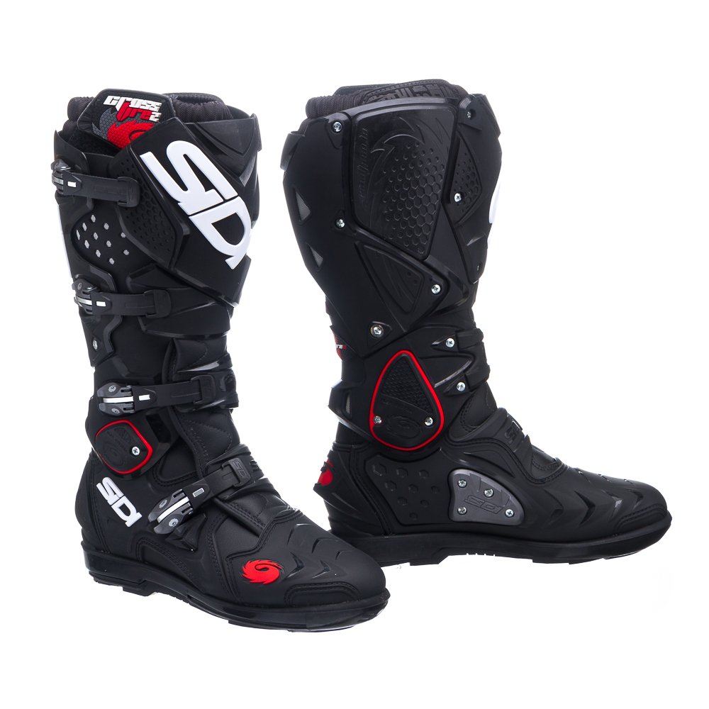 Bota Cross Sidi Crossfire2 Srs - Preta - Eur-43 Br-41