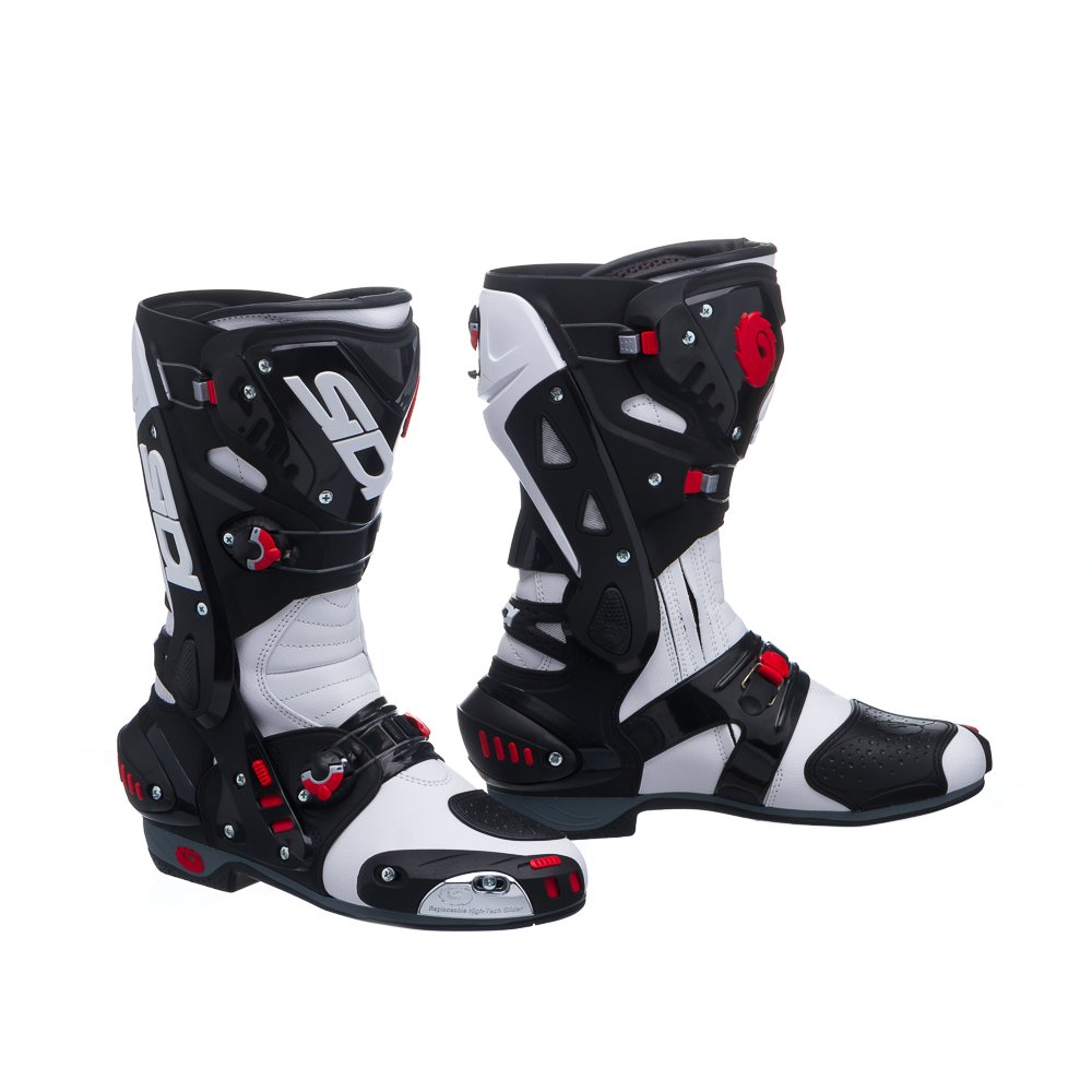 Bota Racing Sidi Vortice - Branca\Preta - Eur-43 Br-41