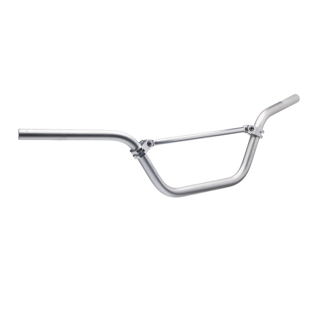 Guidao Moto X Atv C/Barra 7/8 22.2Mm Alto-Alum-T6 6061 Prata