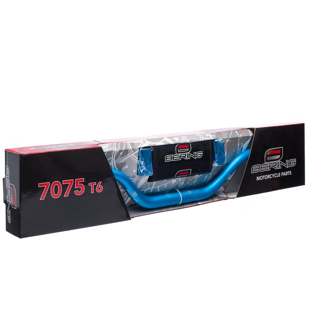 Guidao Bering Fat Bar 28.6Mm Alto Alum-T6 7075 Azul Com Adap