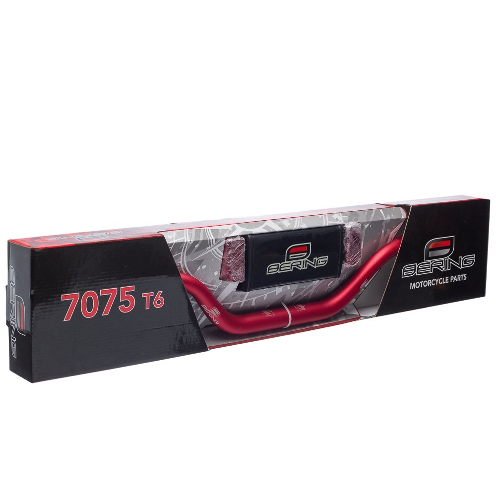 Guidao Bering Fat Bar 28.6Mm Alto Alum-T6 7075 Vermelho