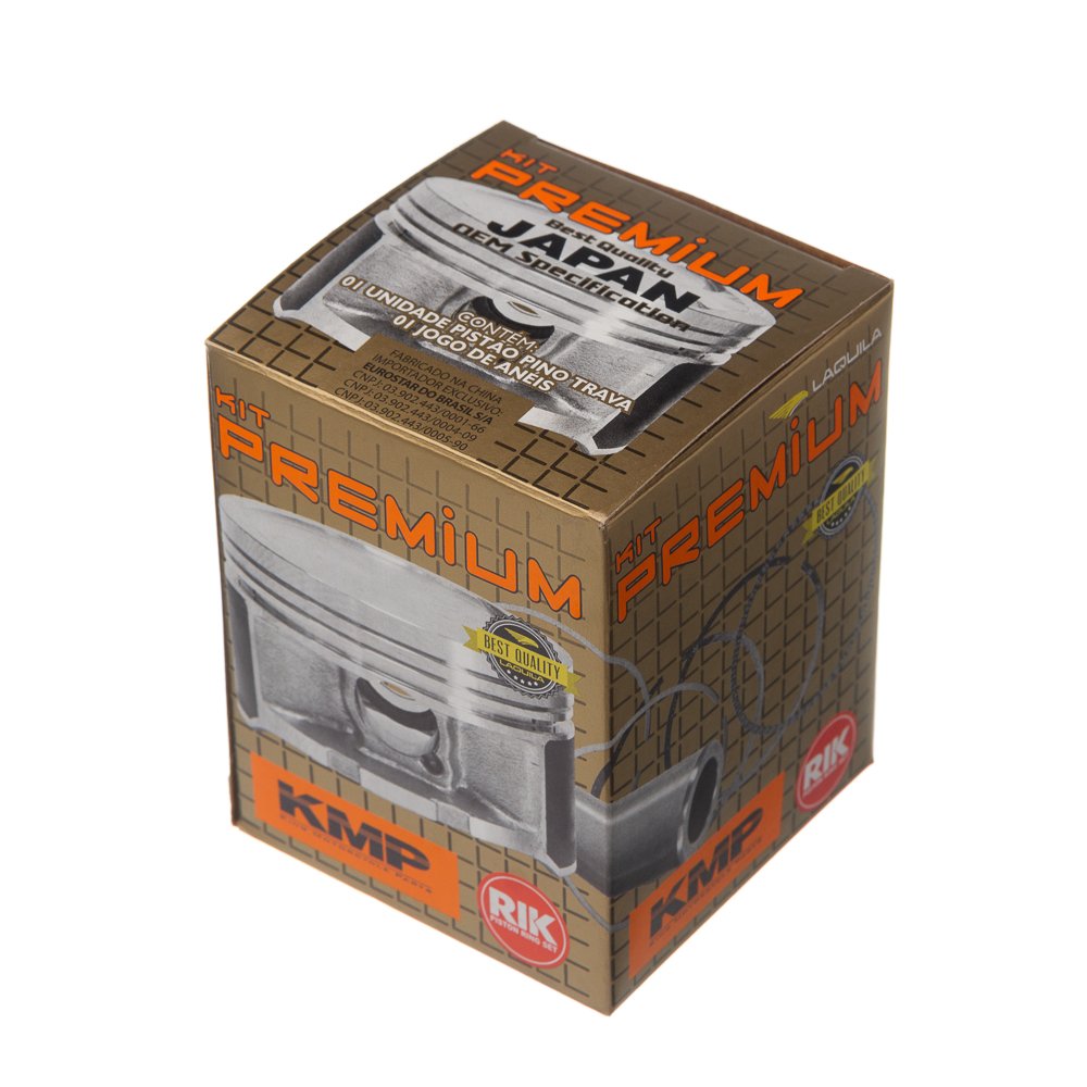 Pistao Kit C/Anel Rik Premium Cg 150/Bros 150 2006 1.75