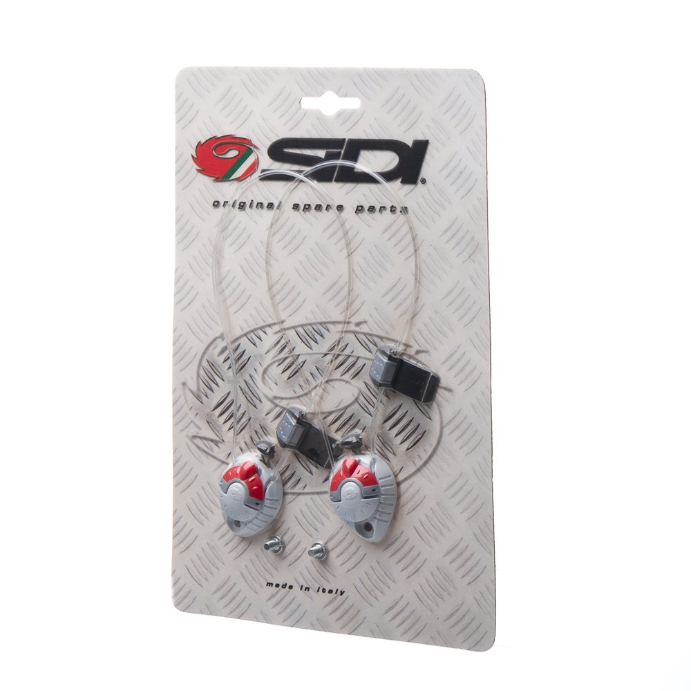 Tensor (Nylon C/Catraca) Canela Sidi (Par) Branco/Vermelho