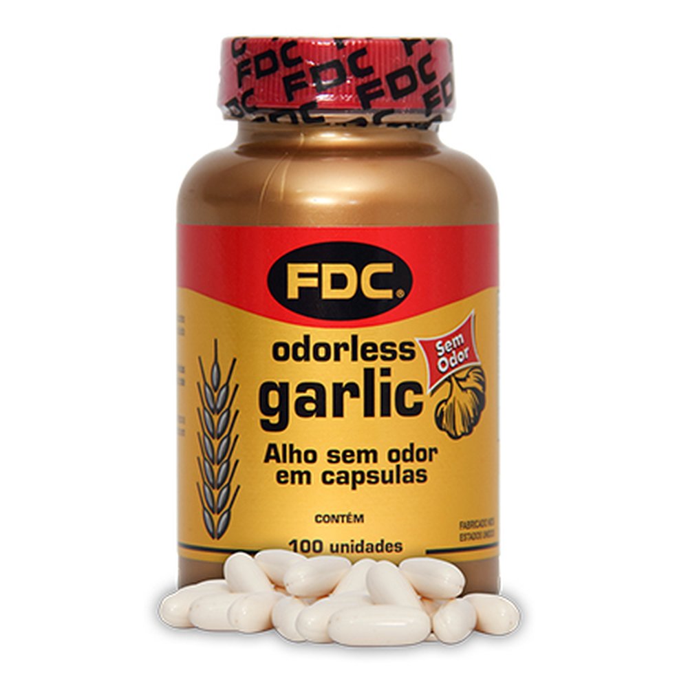 Odorless Garlic - Alho sem Odor - 100 cápsulas