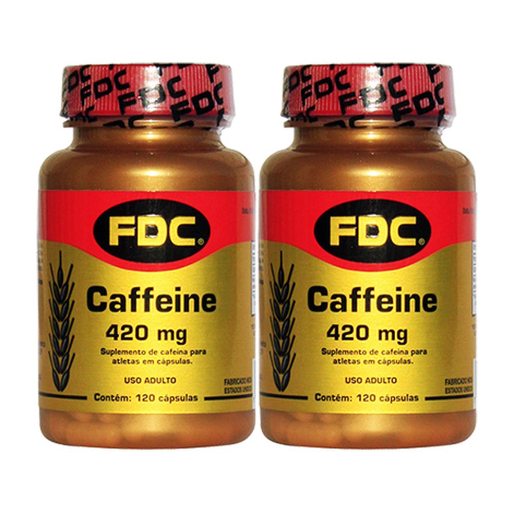 Kit FDC Cafeína 420mg 120´s - LEVE 2 PAGUE 1.5