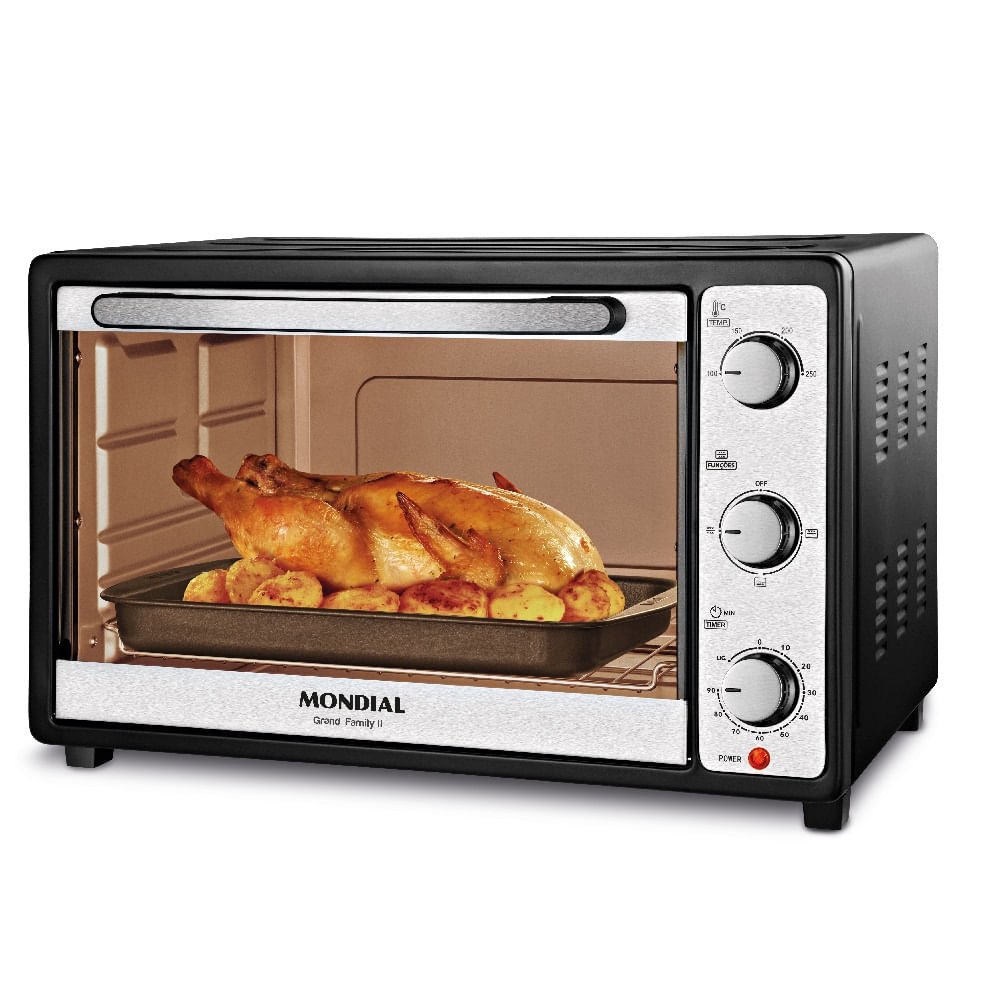 Forno Mondial 52 Litros Grand Family II Preto FR52 ¿ 220 Volts